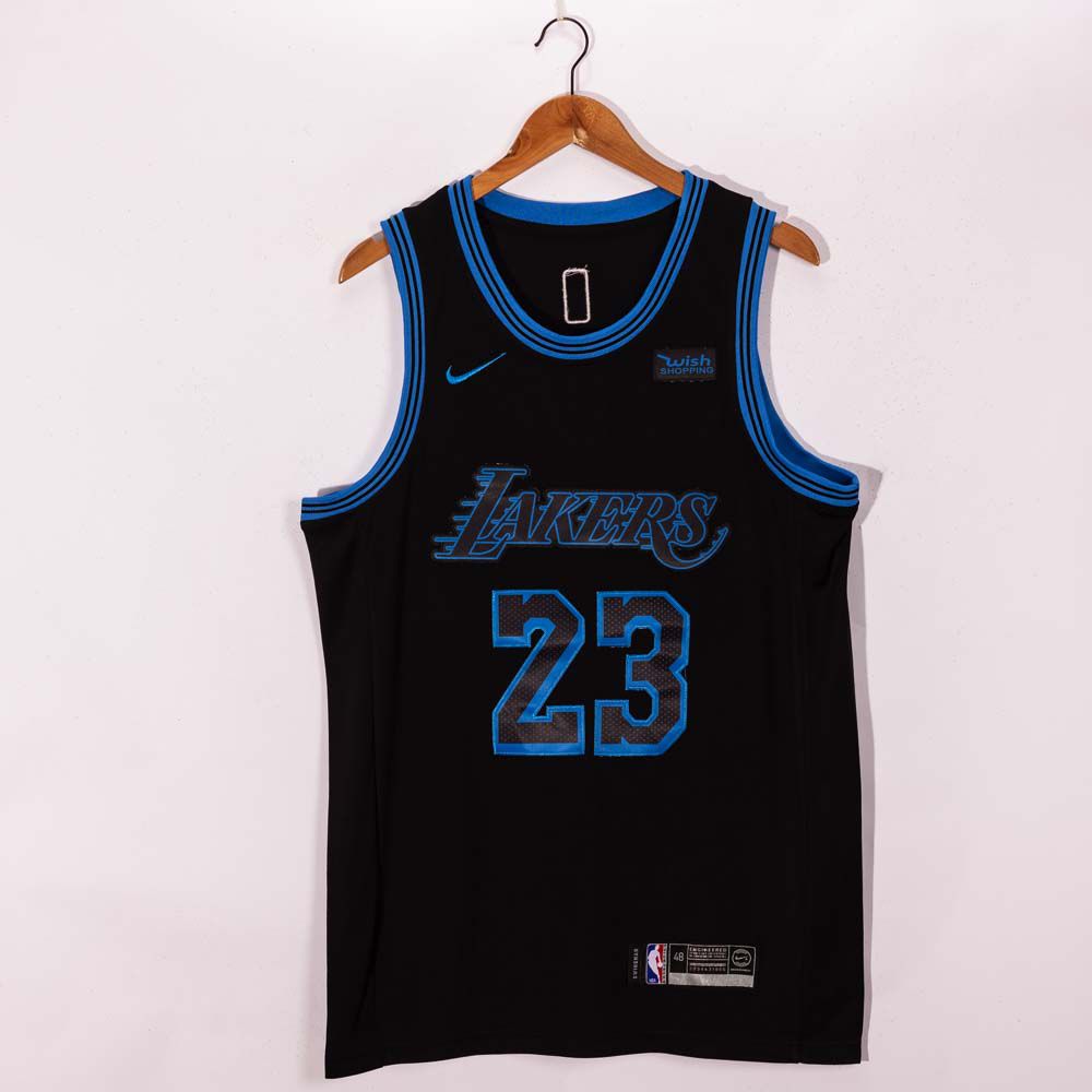 Men Los Angeles Lakers #23 James Black 2021 Nike Game NBA Jersey